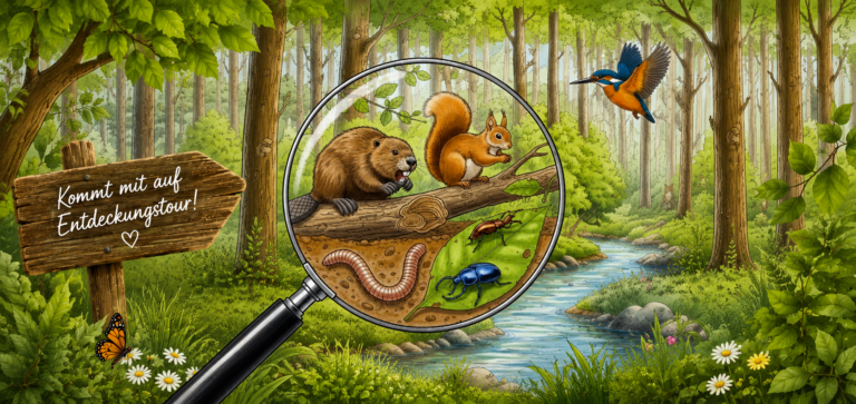 🌿 Kinderwanderung entlang der Nister – Komm mit auf Entdeckungstour! 🦋